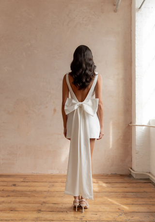 White Dove Bow Dress
