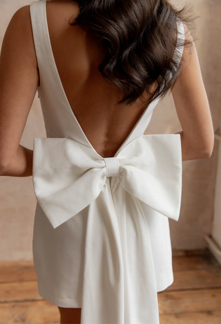 White Dove Bow Dress