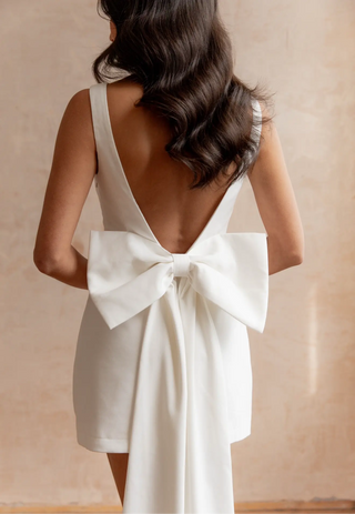 White Dove Bow Dress