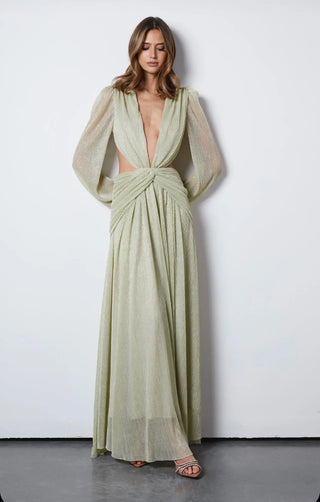 The Goddess Green Dress