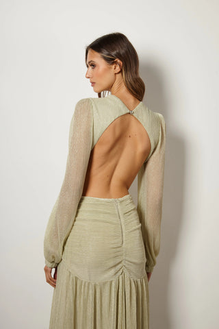 The Goddess Green Dress