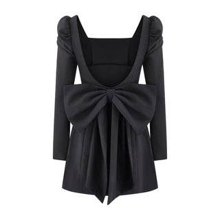 Black Bow Dress - Rouge Collection