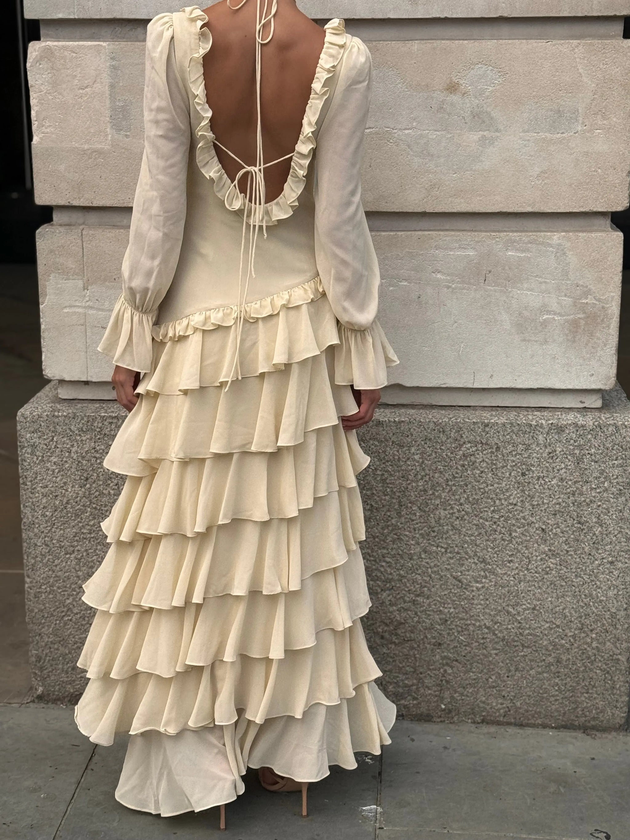 ALB RUFFLE DRESS Anne Louise Boutique Anne Louise Boutique