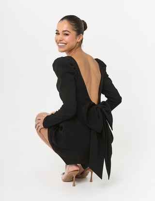 Black Bow Dress - Rouge Collection