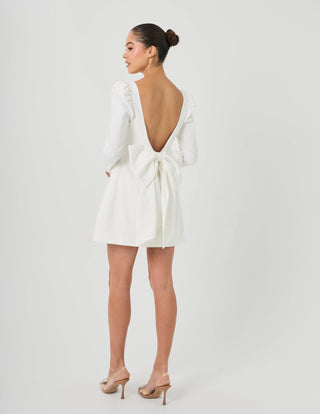 White Bow Dress - Rouge Collection