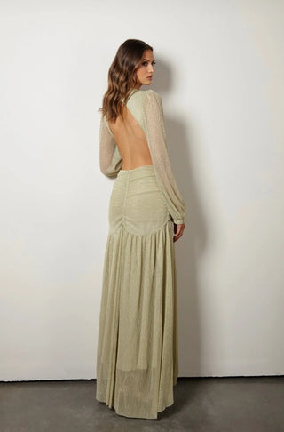 The Goddess Green Dress