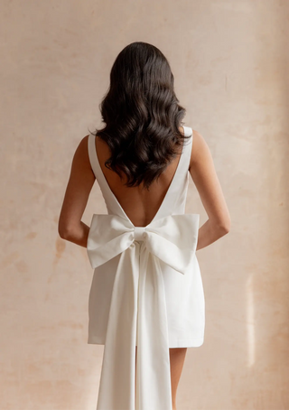 White Dove Bow Dress