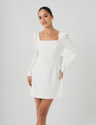 White Bow Dress - Rouge Collection