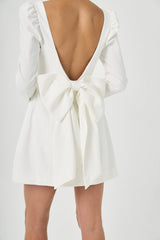 White Bow Dress - Rouge Collection