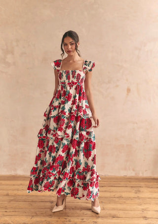 Monaco Rose Maxi Dress