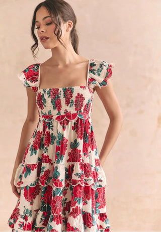 Monaco Rose Maxi Dress