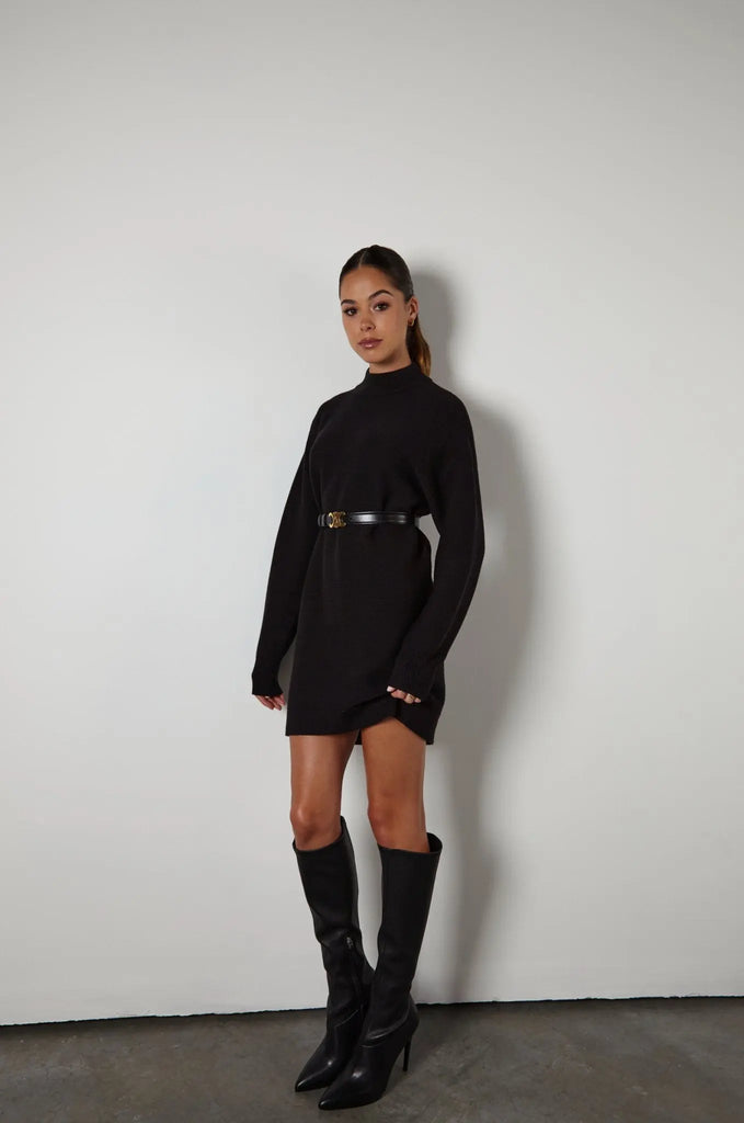 ALB Everyday - Carrie Black Dress - Anne Louise Boutique