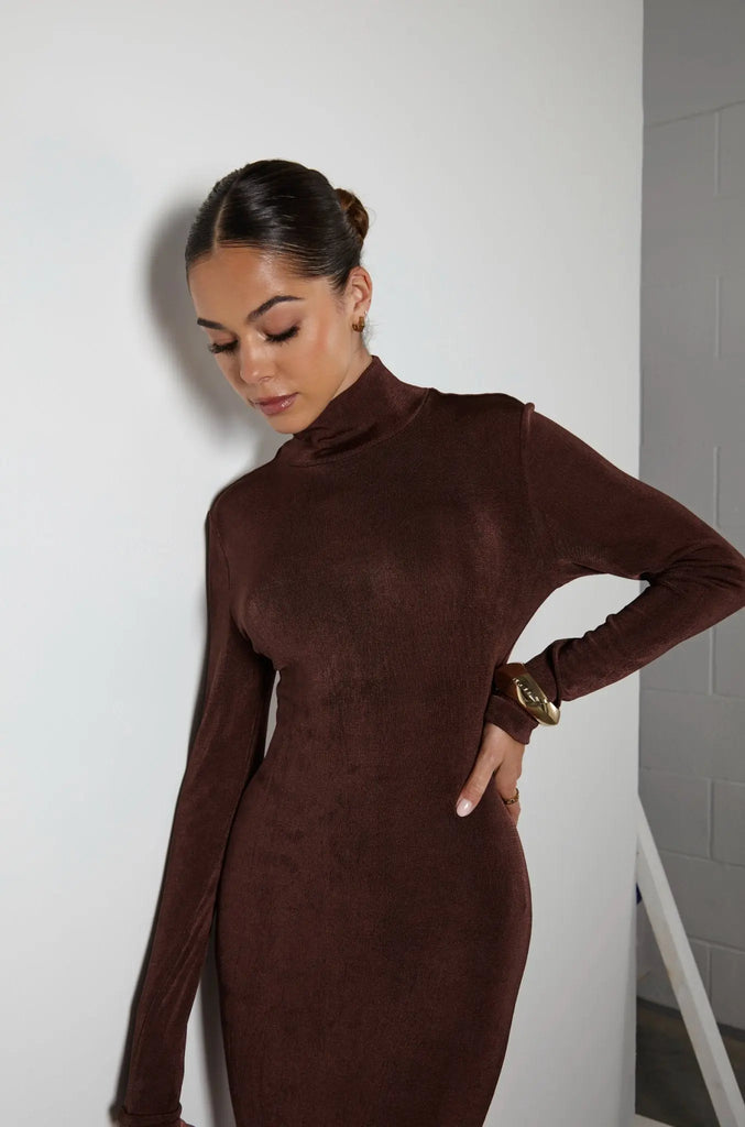 ALB Everyday - Golden Brown Dress - Anne Louise Boutique