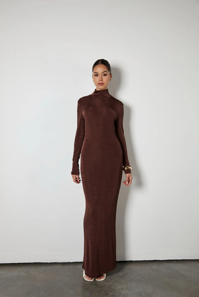 ALB Everyday - Golden Brown Dress - Anne Louise Boutique