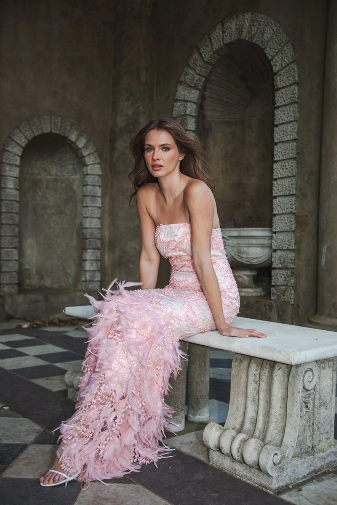 Aura Pink Dress - Anne Louise Boutique