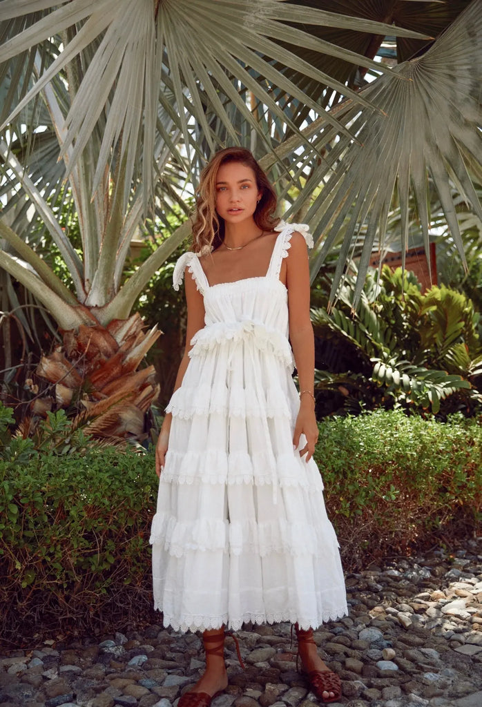 Honeymoon Puff Sleeve Dress - Anne Louise Boutique – Anne Louise Boutique